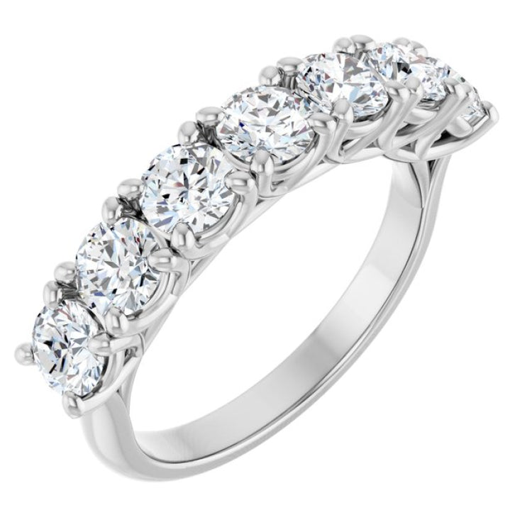 Platinum 1 5/8 CTW Lab-Grown Diamond Anniversary Band