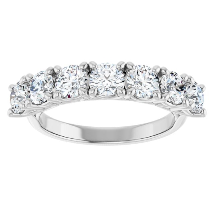 Platinum 1 5/8 CTW Lab-Grown Diamond Anniversary Band