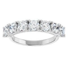 Platinum 1 5/8 CTW Lab-Grown Diamond Anniversary Band