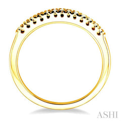 1/10 Ctw Round Cut Diamond Ring in 10K Yellow Gold