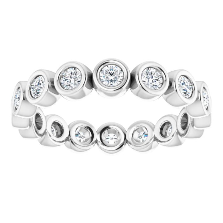 Platinum 1/2 CTW Lab-Grown Diamond  Eternity Band