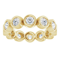 14K Yellow 1 1/6 CTW Lab-Grown Diamond  Eternity Band