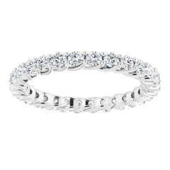 Platinum 3/4 CTW Natural Diamond Eternity Band