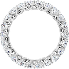 Platinum 1 7/8 CTW Natural Diamond Eternity Band