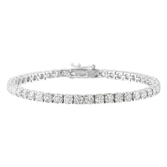 14Kt White Gold Diamond 10Ctw Bracelet