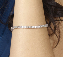 14Kt White Gold Diamond 10Ctw Bracelet