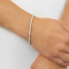 14Kt White Gold Diamond 5Ctw Bracelet