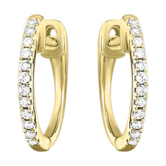 10Kt Yellow Gold Diamond 1/10Ctw Earring