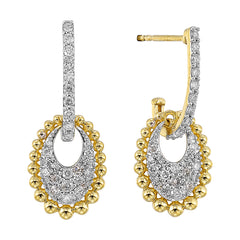 10Kt Yellow Gold Diamond 3/4Ctw Earring