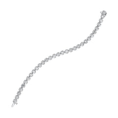 14Kt White Gold Diamond 10Ctw Bracelet