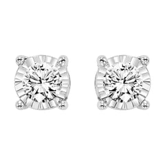 14Kt White Gold Diamond 1/3Ctw Earring