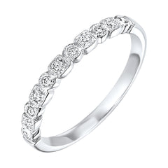10Kt White Gold Diamond 1/8Ctw Ring
