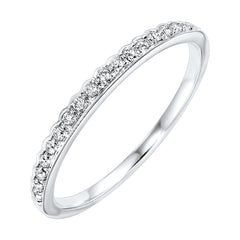 10Kt White Gold Diamond 1/8Ctw Ring