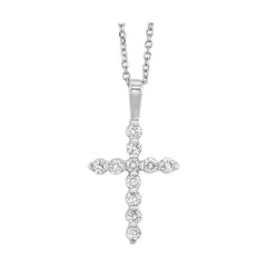 14Kt White Gold Diamond 1/2Ctw Pendant