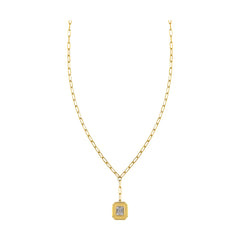 14Kt Yellow Gold Diamond 1/7Ctw Necklace