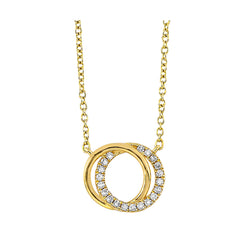 14Kt Yellow Gold Diamond 1/20Ctw Pendant