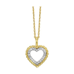 14Kt Yellow Gold Diamond 1/20Ctw Pendant