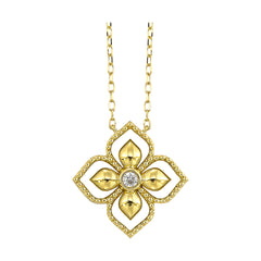 14Kt Yellow Gold Diamond 1/25Ctw Pendant