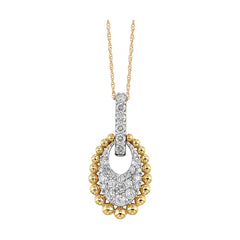 10Kt Yellow Gold Diamond 1/2Ctw Pendant