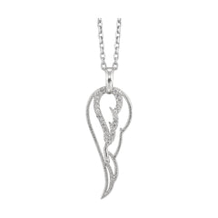 Silver Diamond 1/10Ctw Pendant