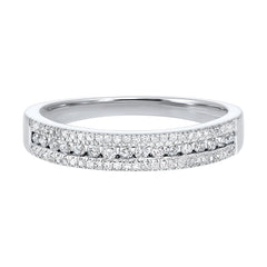 14Kt White Gold Diamond 1/4Ctw Ring