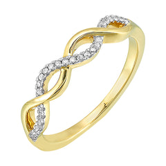 10Kt Yellow Gold Diamond 1/10Ctw Ring