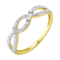 10Kt Yellow Gold Diamond 1/3Ctw Ring