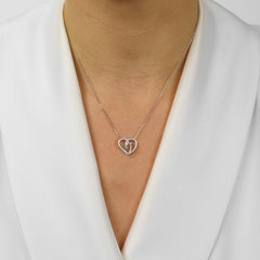 Silver Diamond 1/20Ctw Pendant