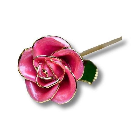 24k Pink Gold-dipped rose